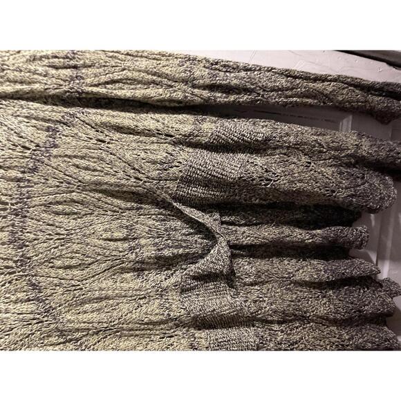 ZoZo Women's Silk/ Cotton Blend Open Knit Cardigan - XL Boho - Picture 9 of 11